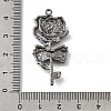 Alloy Enamel Gothic Style Pendants PALLOY-R157-06B-02B-3