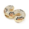 Brass Micro Pave Cubic Zirconia Pendants KK-Z108-02G-S-2