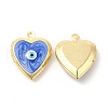 Brass Enamel Locket Pendants KK-E075-05G-04-1