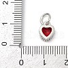 Brass Micro Pave Cubic Zirconia Pendants KK-H204-01P-07-3