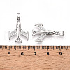Brass Micro Pave Cubic Zirconia Pendants KK-T070-79P-3