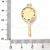 Brass Micro Pave Cubic Zirconia Pendants KK-U076-04G-02-3