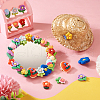64Pcs 16 Styles Opaque Resin Cabochon CRES-TA0001-18-8