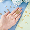 BENECREAT 30Pcs 201 Stainless Steel Linking Rings STAS-BC0003-57-3