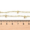 3.5MM Brass Round Ball Singapore Chain Necklaces NJEW-M108-39G-3