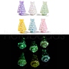 UV Plating Opaque Acrylic Pendants MACR-F080-22-1