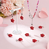   12Pcs Polymer Clay Rhinestone Pendants RB-PH0001-56-5