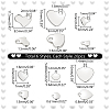   120Pcs 6 Styles 201 Stainless Steel Charms STAS-PH0005-61-2