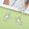 Tarnish Resistant Boy Jewelry Original Color 201 Stainless Steel Halloween Spider Blank Pendants STAS-I032-221-5