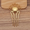 Alloy Hair Comb Findings PW-WG3438E-02-1
