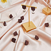 FIBLOOM 60Pcs Wood Stud Earrings Finding EJEW-FI0003-33D-6