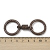 Alloy Spring Gate Clasps PALLOY-Q009-01I-3