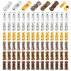   90Pcs 6 Colors Column Brass Screw Clasps FIND-PH0021-83-1