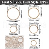 SOFPLATE Iron Open Jump Rings FIND-SP0002-63B-2