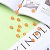 Autumn Theme Transparent Acrylic Beads X-TACR-S089-10mm-11-6