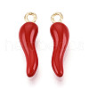Alloy Enamel Pendants ENAM-N062-02G-1