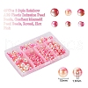 497Pcs 5 Style Rainbow ABS Plastic Imitation Pearl Beads OACR-YW0001-07D-2