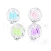 UV Plating Iridescent Transparent Acrylic Bead in Bead OACR-H112-08B-1