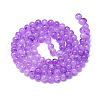 Glass Beads Strands DGLA-S115-8mm-YS37-2