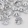 Acrylic Rhinestone Buttons X-BUTT-J002-01-1