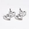Tibetan Style Alloy Pendants X-TIBEP-2554-AS-LF-2
