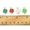 16Pcs 4 Colors Rack Plating Alloy Enamel Pendants ENAM-FS0001-76-5