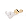 Alloy Enamel Pendants PALLOY-R160-01G-02-2
