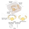 DIY Blank Dome Bangle Making Kit DIY-FS0003-50G-5