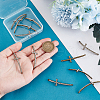   12Pcs Alloy Rhinestone Links/Connectors RB-PH0001-67-3