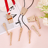 CHGCRAFT DIY Alloy Bolo Tie Making Finding Kit FIND-CA0009-03KCG-5