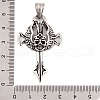 304 Stainless Steel Pendants STAS-K283-10AS-3