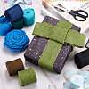 Beadthoven 6 Rolls 6 Colors Burlap & Linen Ribbon OCOR-BT0001-03-7
