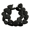 Dyed Natural Lava Rock Bead Strands G917-11-4