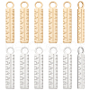 Unicraftale 12Pcs 2 Colors 304 Stainless Steel Pendants FIND-UN0003-79-1