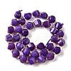 Natural Quartz Dyed Beads Strands G-U023-A02-13-3