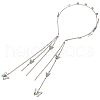 Zinc Alloy Rhinestone Hair Bands OHAR-WH20007-01B-P-1