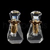 Natural Quartz Crystal Perfume Bottle Pendants G-A026-13A-1