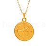 Stainless Steel Compass Pendant Necklaces for Women LB1113-2-5
