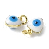 Brass Enamel Charms KK-S518-03H-G-2