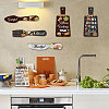 Wooden Pendant Decoration HJEW-WH0073-011-5