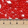 Transparent Colours Glass Seed Beads SEED-R001-01I-4