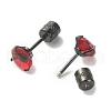 Cubic Zirconia Diamond Stud Earrings EJEW-TAC0015-20B-01-2