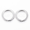 Tarnish Resistant 304 Stainless Steel Split Key Rings STAS-P177-2.0x35mm-P-1