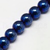 Electroplate Non-magnetic Synthetic Hematite Beads Strands G-J169A-8mm-03-5