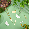 DICOSMETIC 24Pcs 6 Style 201 Stainless Steel Pendants STAS-DC0005-29-3