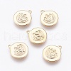 Brass Charms X-KK-T020-88G-1