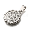 304 Stainless Steel Pendants STAS-B086-10A-P-2