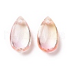 Transparent Glass Charms X-GLAA-O017-01F-4