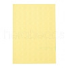 Scrapbooking Round with Capital Letter Self Adhesive Stickers DIY-I071-A03-3