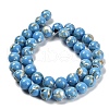 Assembled Synthetic Stone and Trochus Shell Beads Strands G-B128-08D-08-2
